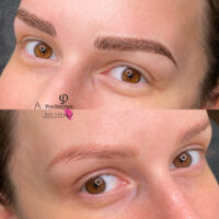 Lindsay Microblading Before After KayanaBeauty