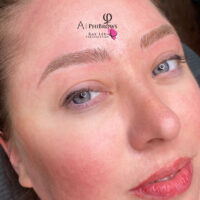 Natural Microblading for Dark Blonde Hair